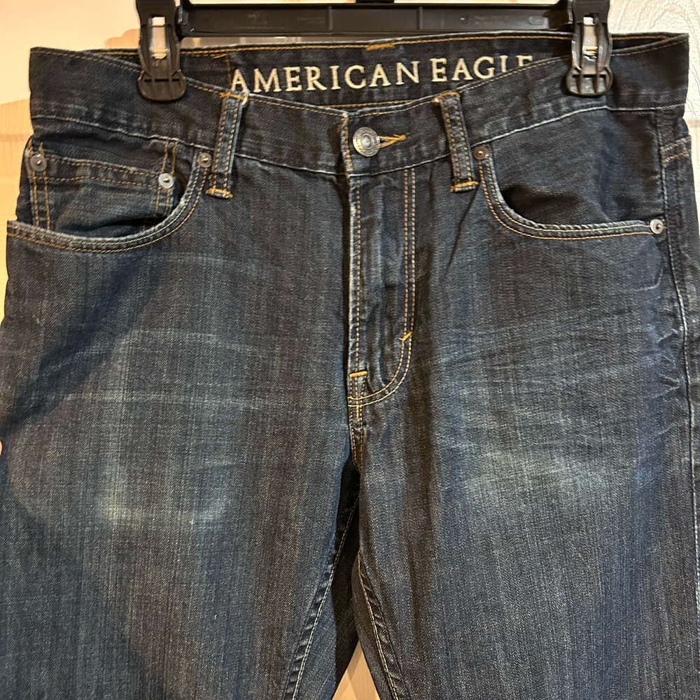Men’s American Eagle Original Straight Leg Jeans - Picture 3 of 7